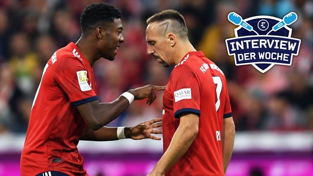 Alaba exklusiv: "Typen wie Ribéry gehören zum Fußball" Alaba exklusiv: "Typen wie Ribéry gehören zum Fußball"