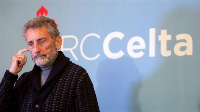 Pintadas en Balaídos contra Carlos Mouriño