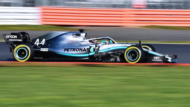 Hamilton "impressionné" par sa nouvelle Mercedes W10 Hamilton "impressionné" par sa nouvelle Mercedes W10