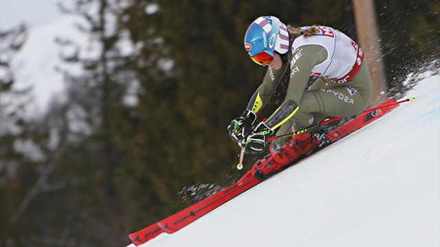 Watch: Shiffrin’s first run in Giant Slalom Watch: Shiffrin’s first run in Giant Slalom
