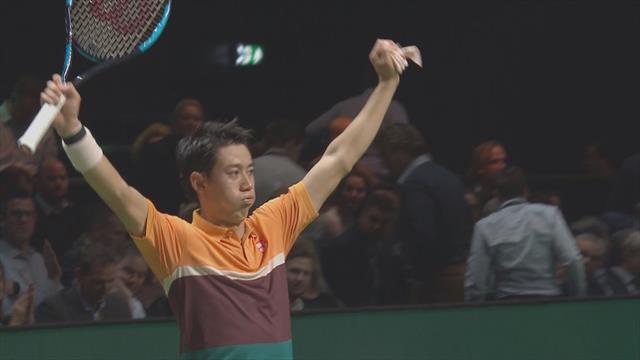 Entreprenant, Nishikori a distribué et n'a pas laissé Gulbis respirer Entreprenant, Nishikori a distribué et n'a pas laissé Gulbis respirer