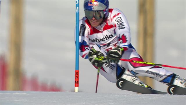 Pinturault mit Bestzeit im ersten Lauf beim WM-Riesenslalom Pinturault mit Bestzeit im ersten Lauf beim WM-Riesenslalom