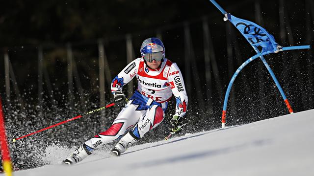 Pinturault di poco davanti a Hirscher sotto il sole del gigante