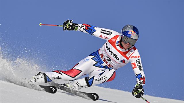 Pinturault leads Hirscher and Kristoffersen after Giant Slalom first run
