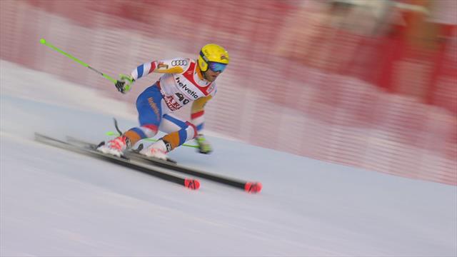 WK Are | Eerste run Maarten Meiners op reuzenslalom WK Are | Eerste run Maarten Meiners op reuzenslalom