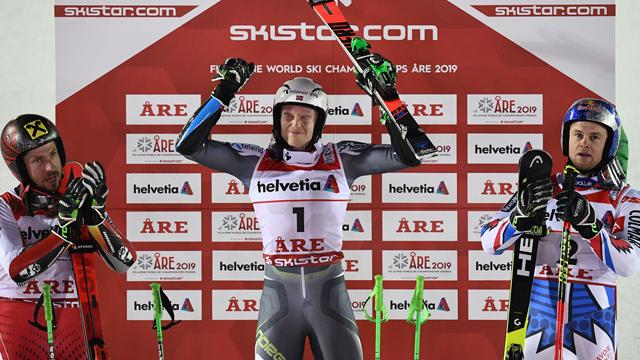 Kristoffersen stuns Hirscher and Pinturault to clinch Giant Slalom gold