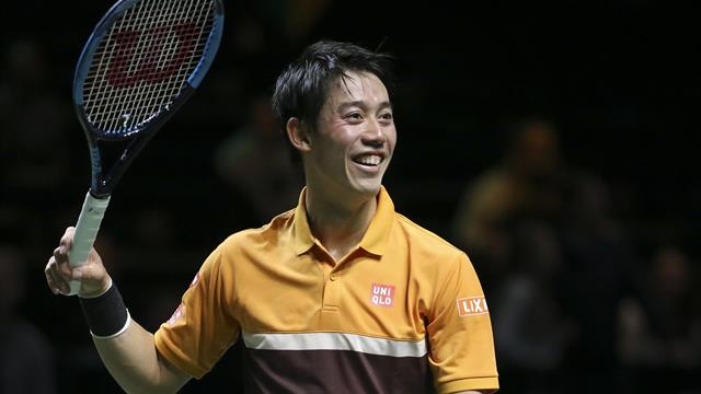 Tranquillement, Kei Nishikori a rejoint Wawrinka en demi-finale : son match en vidéo Tranquillement, Kei Nishikori a rejoint Wawrinka en demi-finale : son match en vidéo
