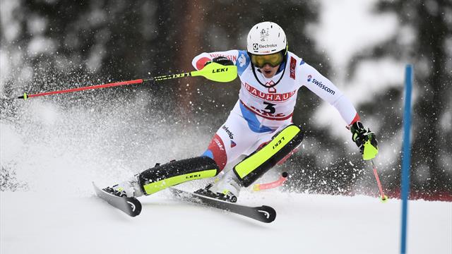Bestzeit: Holdener führt nach 1. Slalom-Lauf in Are Bestzeit: Holdener führt nach 1. Slalom-Lauf in Are