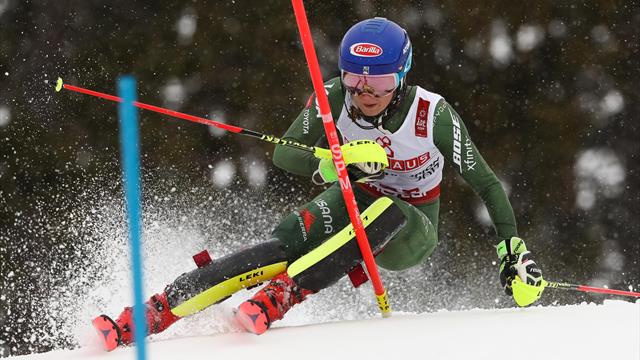 Shiffrin im ersten Slalom-Lauf "nur" Dritte Shiffrin im ersten Slalom-Lauf "nur" Dritte