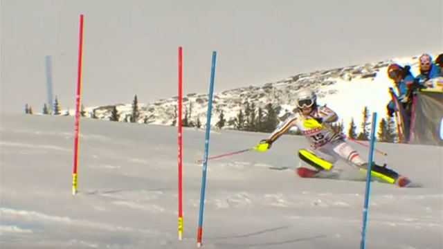 "Das Ziel vor Augen!" Geiger scheidet im Slalom am Zielhang aus "Das Ziel vor Augen!" Geiger scheidet im Slalom am Zielhang aus
