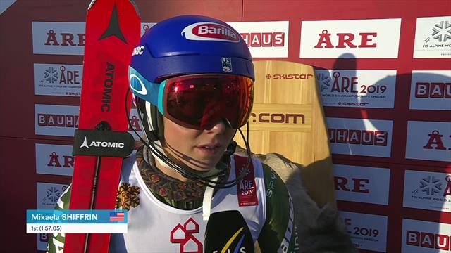 Shiffrin: Halfway down the run I ran out of oxygen! Shiffrin: Halfway down the run I ran out of oxygen!
