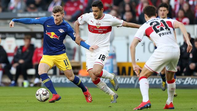 Poulsen double helps Leipzig close in on top three