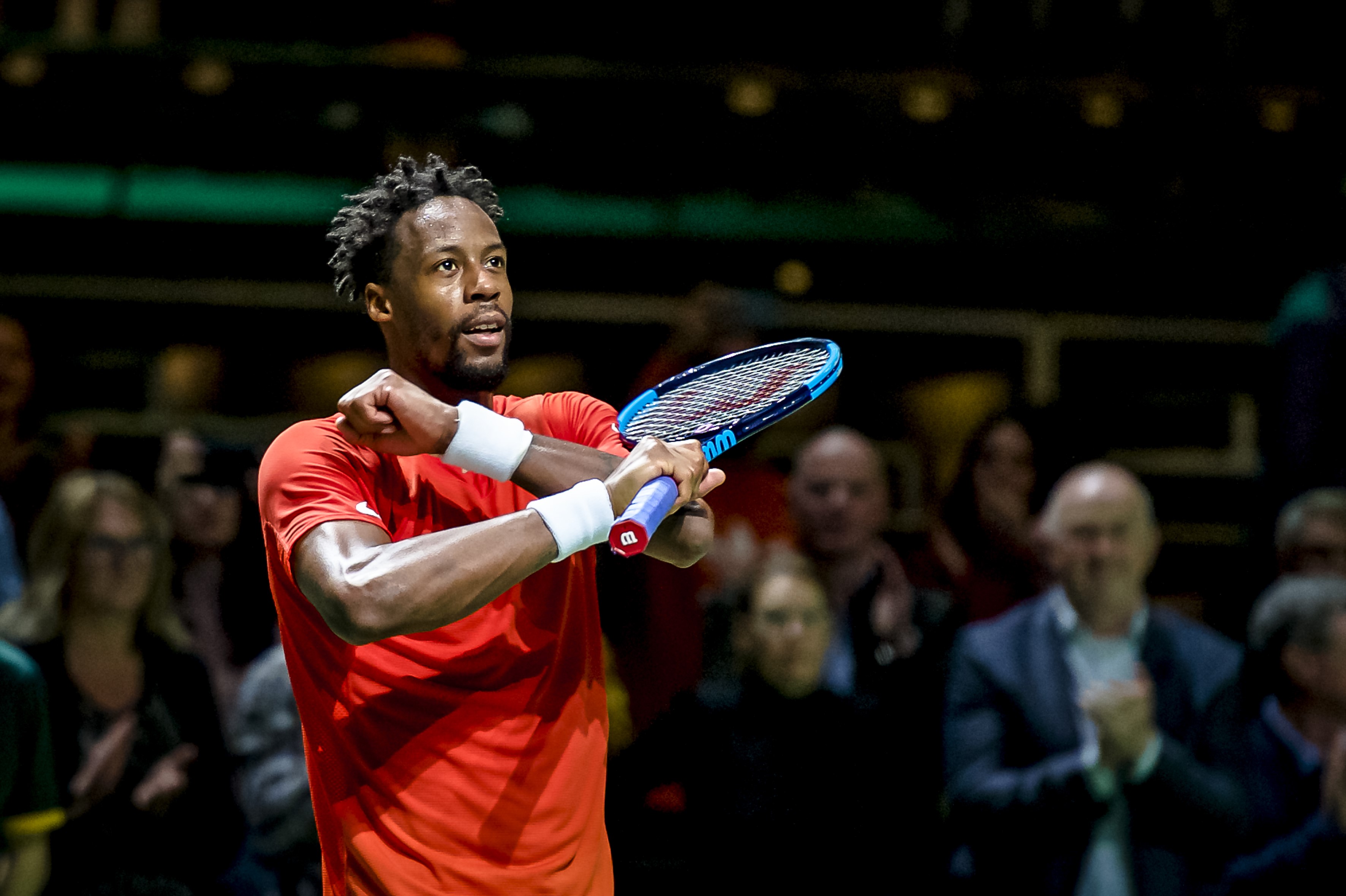 Gaël Monfils lors du tournoi ATP de Rotterdam