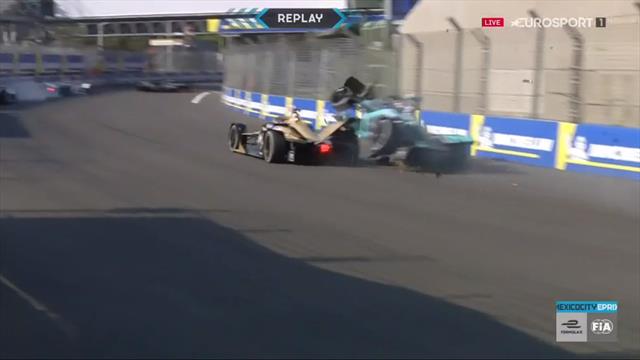 Fórmula E, ePrix de México: Histórica primera bandera roja tras el golpetazo de Piquet Fórmula E, ePrix de México: Histórica primera bandera roja tras el golpetazo de Piquet