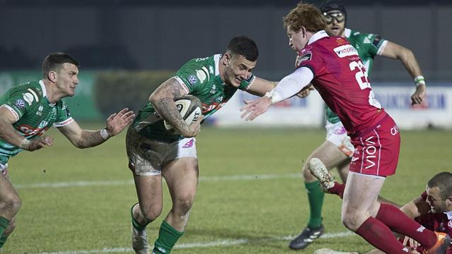 Il Benetton Treviso sogna i palyoff: Scarlets ko 25-19, trevigiani al 2° posto