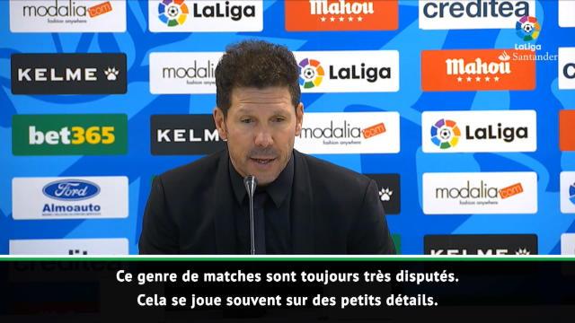 24e j. - Simeone : "C'est toujours un match très disputé dans ce stade" 24e j. - Simeone : "C'est toujours un match très disputé dans ce stade"