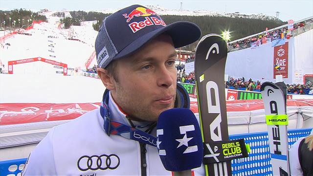 Deuxième à 56 centièmes de Hirscher, Pinturault "reste dans la bagarre" Deuxième à 56 centièmes de Hirscher, Pinturault "reste dans la bagarre"