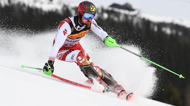 WM-Slalom: Hirscher legt Traumlauf im ersten Durchgang hin WM-Slalom: Hirscher legt Traumlauf im ersten Durchgang hin