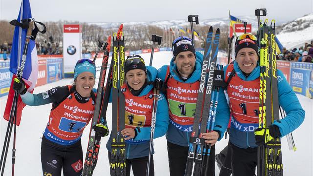 Solide et précise, l'équipe de France a fait la course parfaite Solide et précise, l'équipe de France a fait la course parfaite