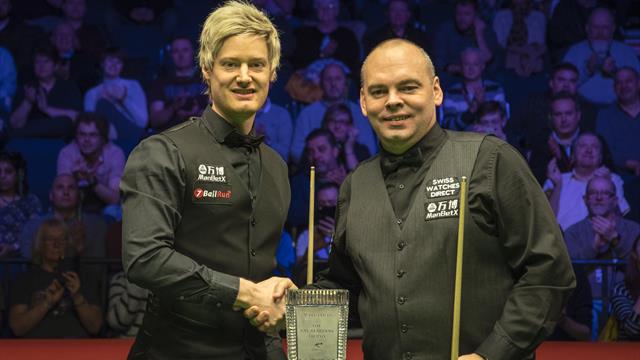 Welsh Open: Neil Robertson batte Stuart Bingham in finale, i colpi finali Welsh Open: Neil Robertson batte Stuart Bingham in finale, i colpi finali