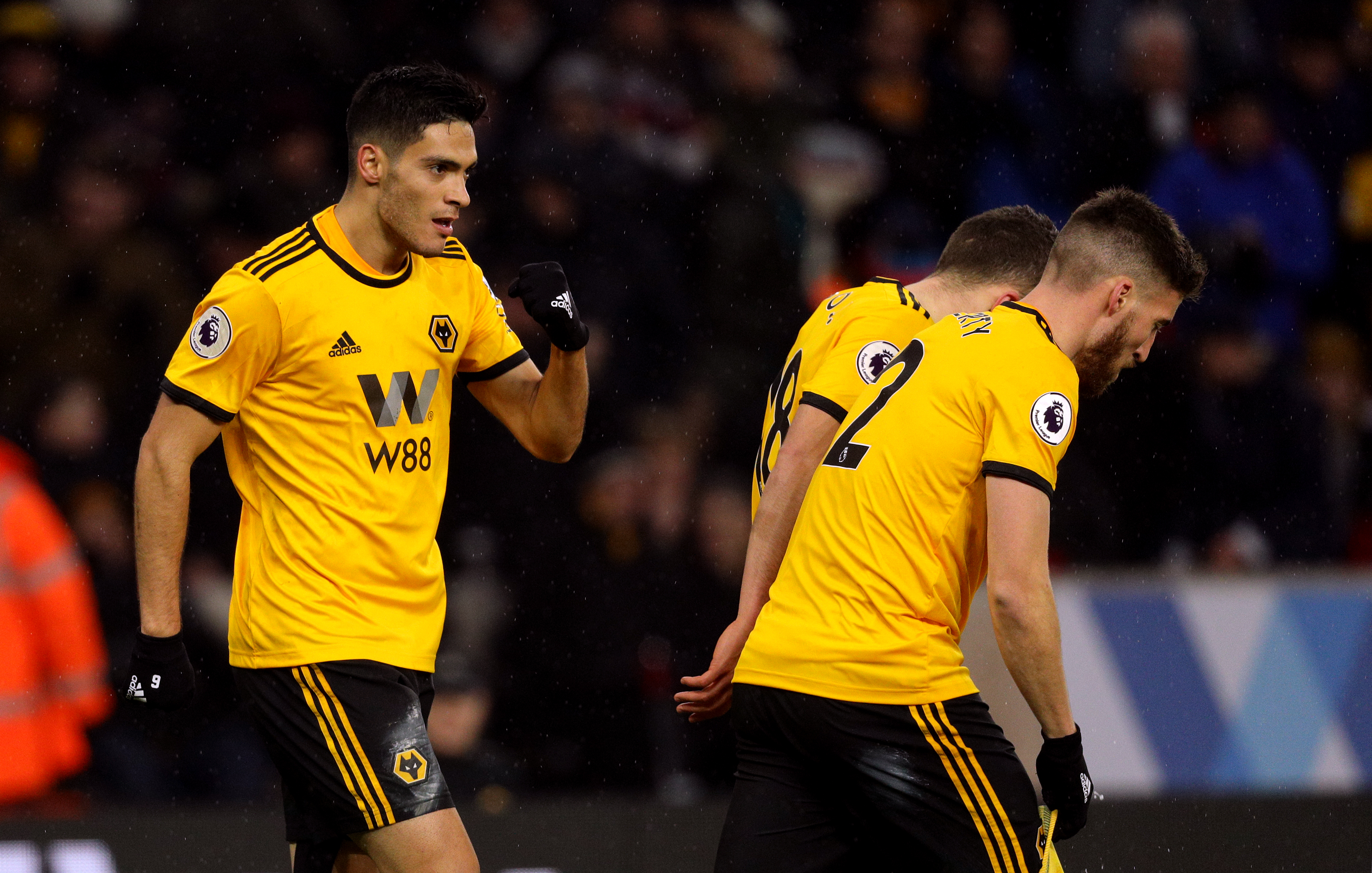 Wolves striker Raul Jimenez (left) sees no reason why the club should not dream of FA Cup glory