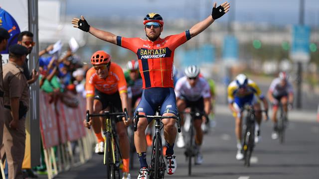 Colbrelli salutes Van Avermaet after Stage 4 victory
