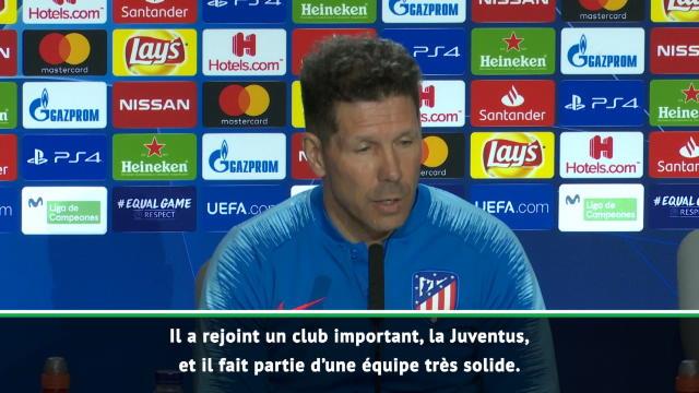 Simeone : "Ronaldo a fait un excellent choix en rejoignant la Juve" Simeone : "Ronaldo a fait un excellent choix en rejoignant la Juve"