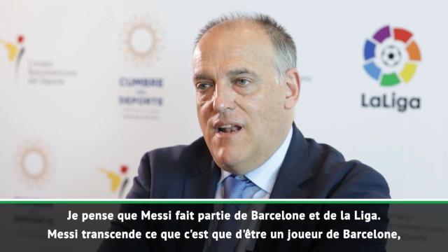 La Liga - Tebas : "Messi est une icône de notre championnat" La Liga - Tebas : "Messi est une icône de notre championnat"