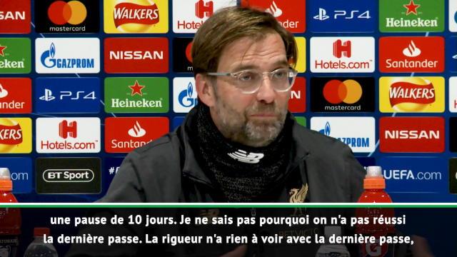 Klopp s'agace : "Vous devez regarder le match et pas seulement préparer une question" Klopp s'agace : "Vous devez regarder le match et pas seulement préparer une question"
