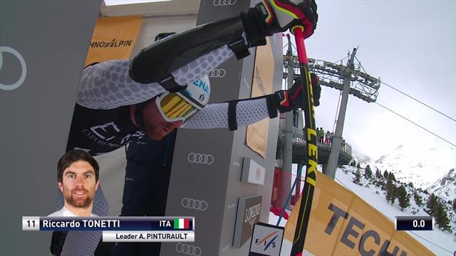 Riccardo Tonetti è il migliore degli azzurri nel SuperG della combinata di Bansko Riccardo Tonetti è il migliore degli azzurri nel SuperG della combinata di Bansko