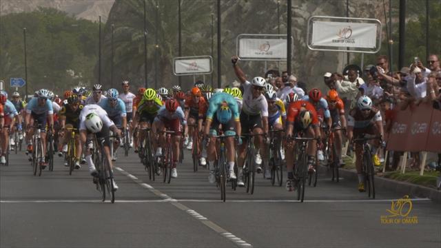 Nizzolo sprints to Stage 6 win at Tour of Oman Nizzolo sprints to Stage 6 win at Tour of Oman