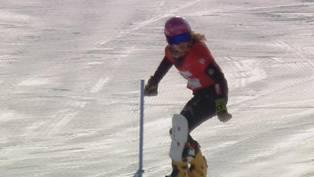 Sieg auf der Olympiastrecke: Hofmeister bezwingt Ledecka Sieg auf der Olympiastrecke: Hofmeister bezwingt Ledecka