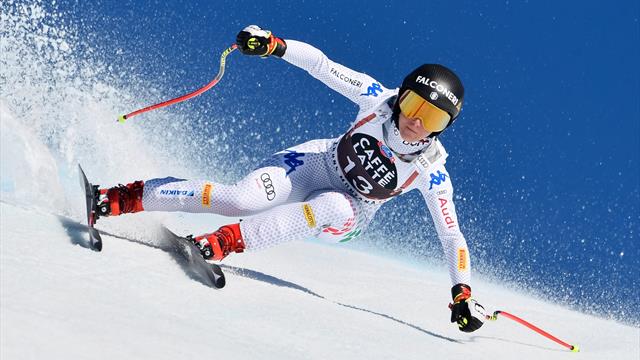 Goggia et Jansrud dominent les descentes d'entraînement des finales
