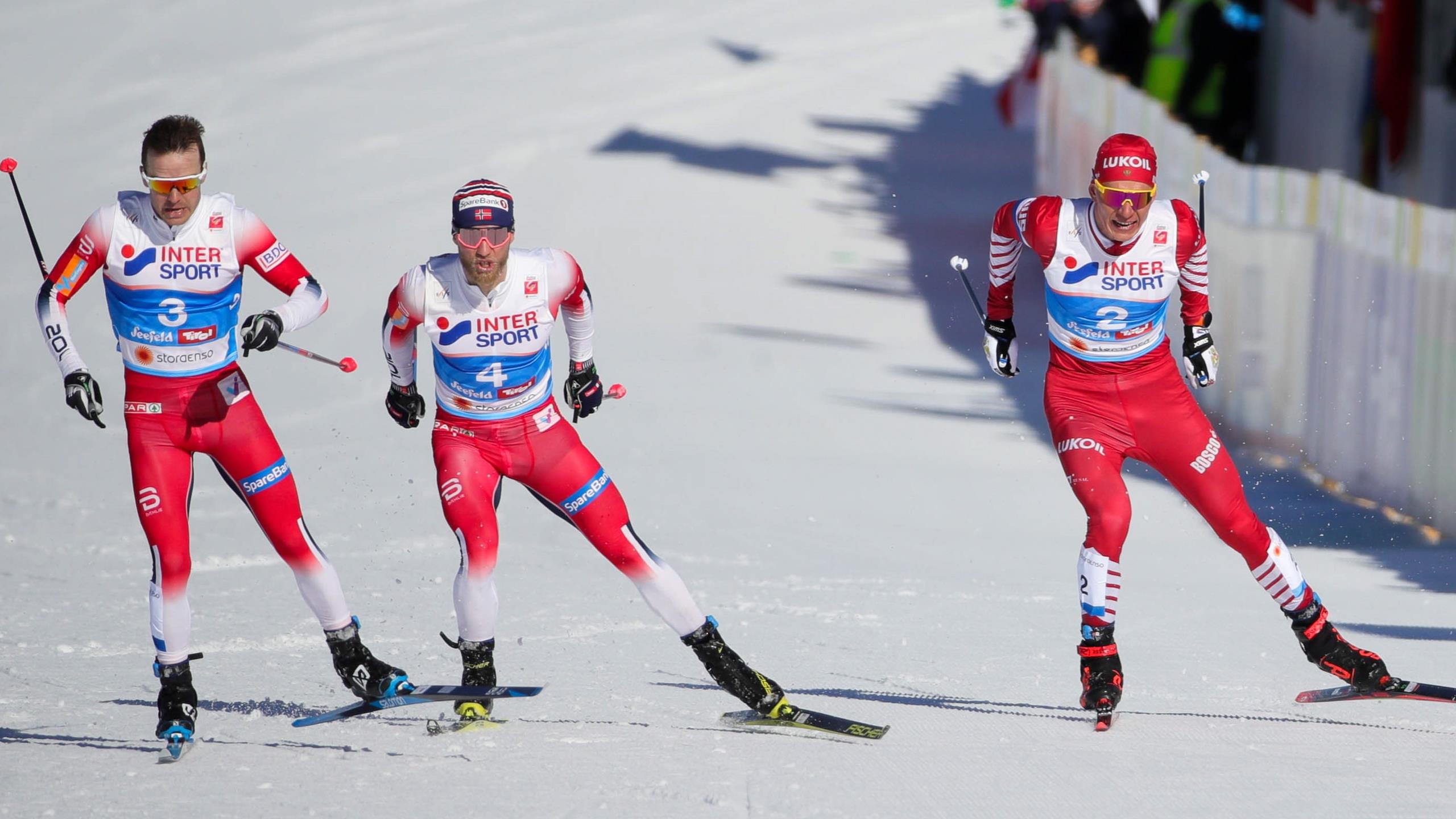 Nordische SkiWM 2019 in Seefeld Röthe gewinnt Krimi gegen Bolschunow