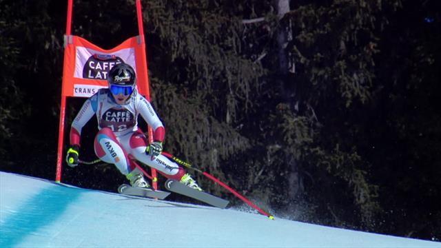 Watch Gut-Behrami's Downhill run in Crans-Montana Watch Gut-Behrami's Downhill run in Crans-Montana