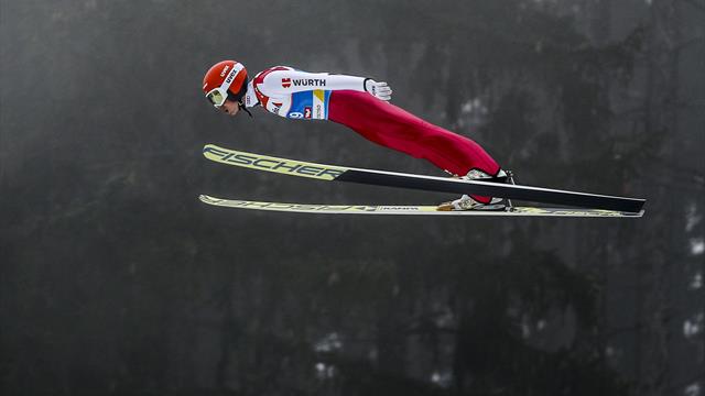 Frenzel zeigt Zauber-Sprung beim Teamwettbewerb Frenzel zeigt Zauber-Sprung beim Teamwettbewerb