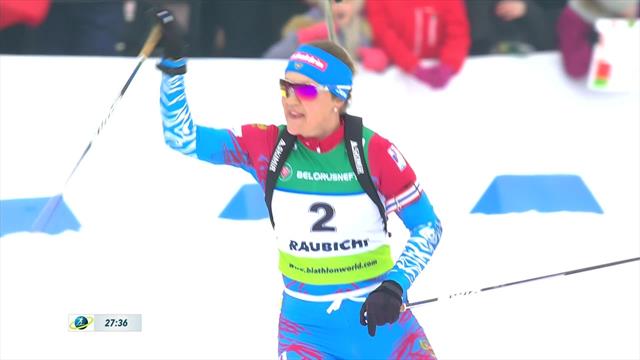 Highlights: Yurlova-Percht clinches 10km pursuit gold Highlights: Yurlova-Percht clinches 10km pursuit gold