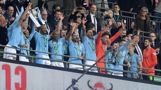 Krimi-Sieg im Liga-Pokalfinale: Guardiola gewinnt vierten Titel mit ManCity