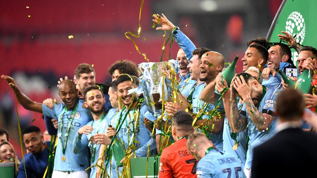 Risultati immagini per manchester city vittoria coppa di lega 2018/2019