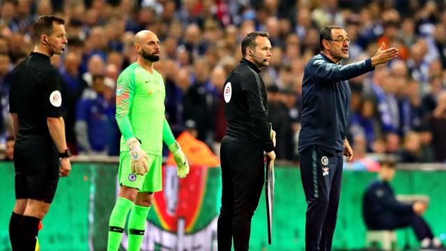 Sarri: "Malinteso con Kepa: aveva ragione lui ma si è comportato male"
