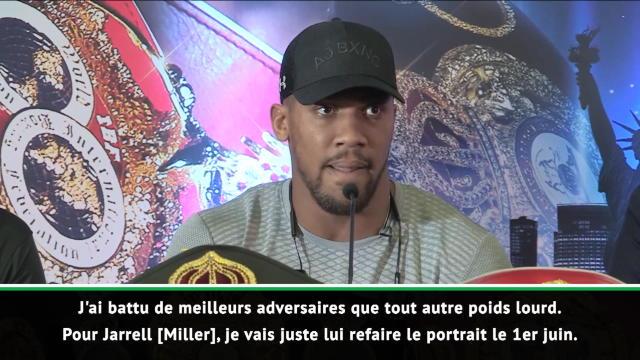 Joshua : "Je vais lui refaire le portrait" Joshua : "Je vais lui refaire le portrait"