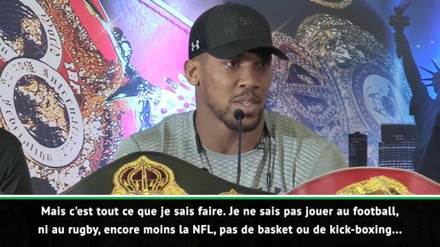 Joshua : "Je vais lui faire perdre son âme sur le ring" Joshua : "Je vais lui faire perdre son âme sur le ring"