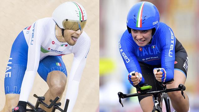 Ganna e Paternoster guidano l'Italia ai Mondiali di ciclismo su pista, LIVE su Eurosport