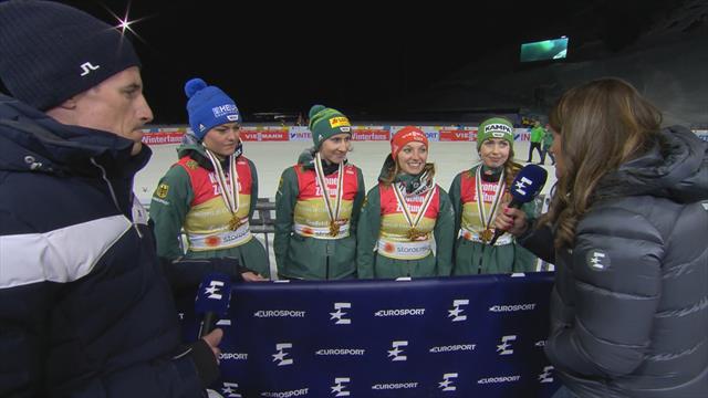 "Wahnsinn!" Das Gold-Team im Eurosport-Interview "Wahnsinn!" Das Gold-Team im Eurosport-Interview