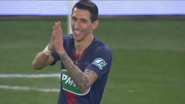 Lancé par Draxler, Di Maria s'y est repris à deux fois pour doubler la mise Lancé par Draxler, Di Maria s'y est repris à deux fois pour doubler la mise