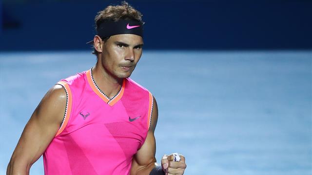 ATP Acapulco: Nadal regresa con victoria ante Zverev tras un mes inactivo ATP Acapulco: Nadal regresa con victoria ante Zverev tras un mes inactivo