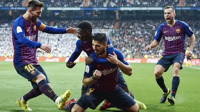 Tonfo Real al Bernabeu! Il Barcellona passa 3-0 con doppietta di Suarez e vola in finale