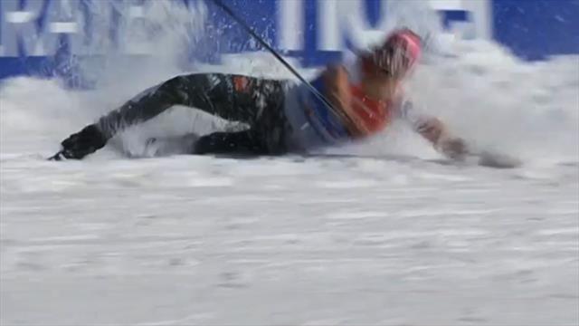 Deutsche Staffel mit Sturzpech auf der Schlussrunde Deutsche Staffel mit Sturzpech auf der Schlussrunde