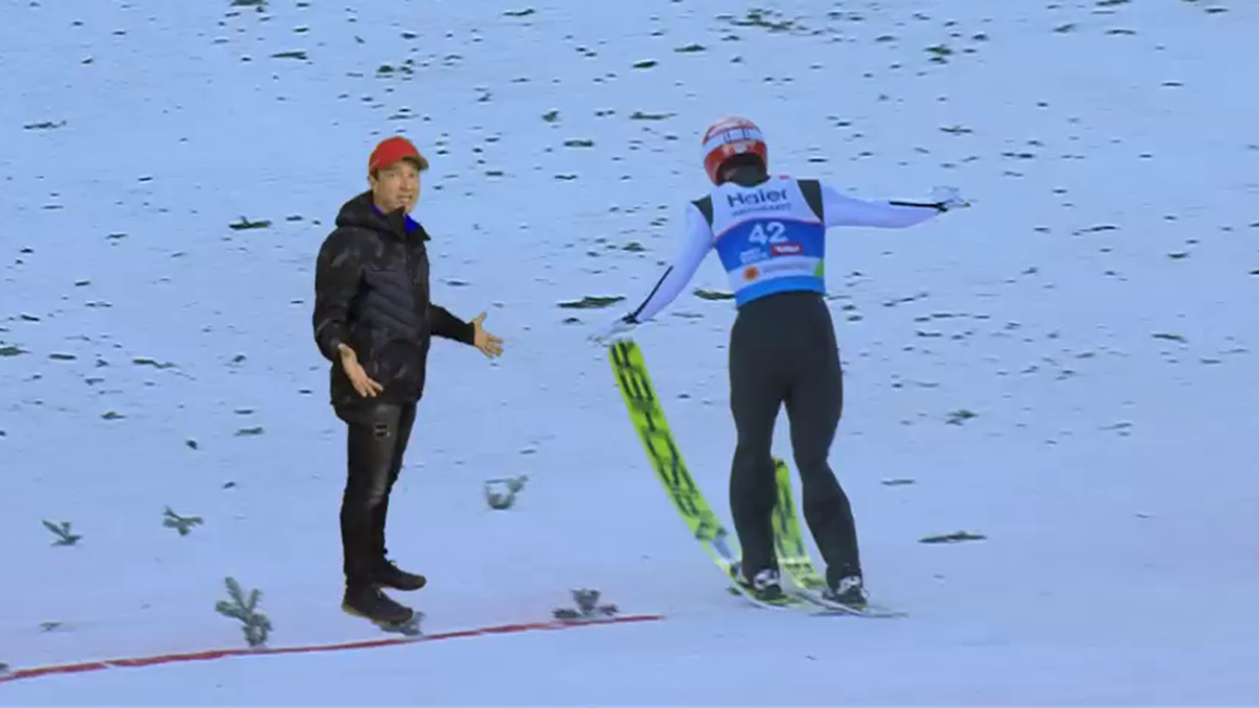 Pointner's Point How to survive a ski jump landing Eurosport