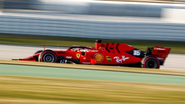 Leclerc asusta con el Ferrari ante el misterio de Mercedes en Montmeló